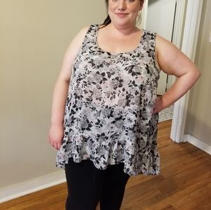 CLOSET CLEAR OUT! Torrid floral high low tunic